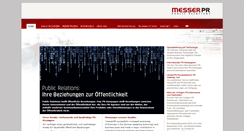 Desktop Screenshot of messerpr.com